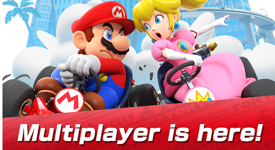 Download Mario Kart Tour Multiplayer as a group mobile game to play with your friends